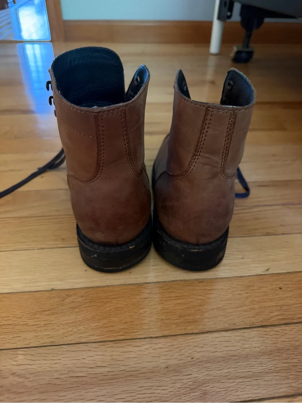 Thursday Boot Company Men's Brown Lace-Up Leather Boots
